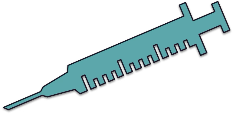 Syringe graphic icon