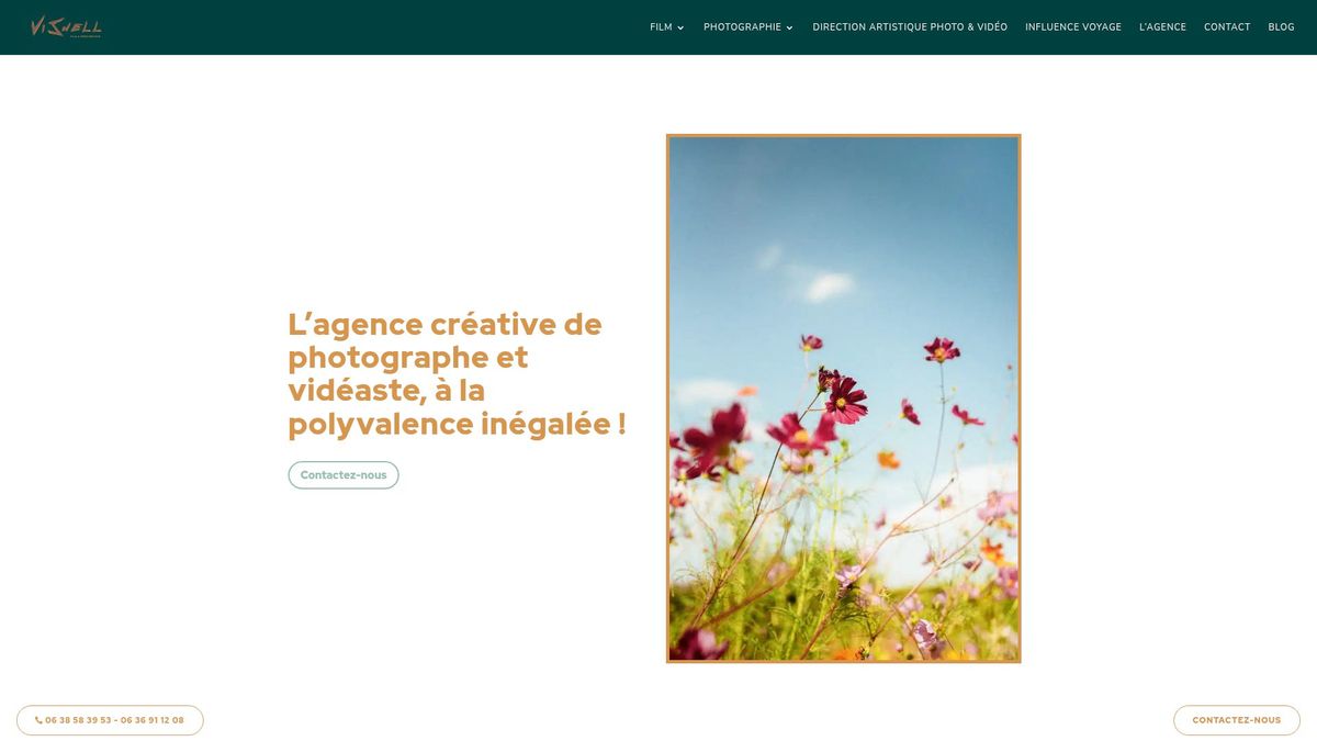 Screenshot of Visuell.fr blog post regarding cosmetic product photography steps showing clean setup advice