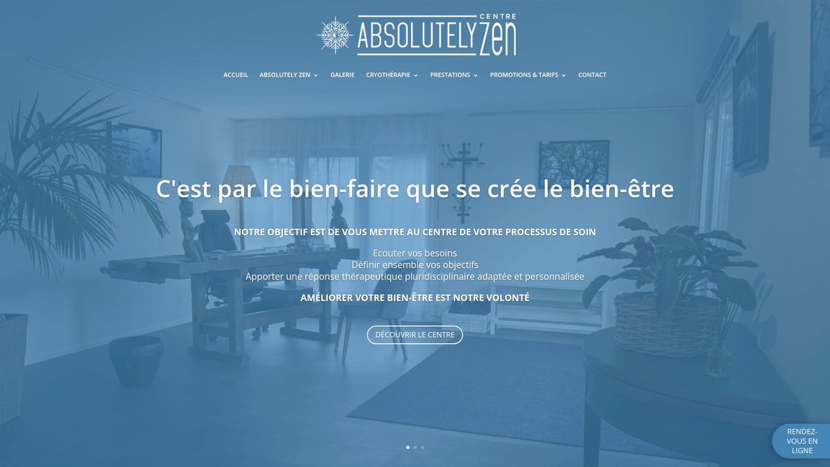 Screenshot of www.centreabsolutelyzen.ch