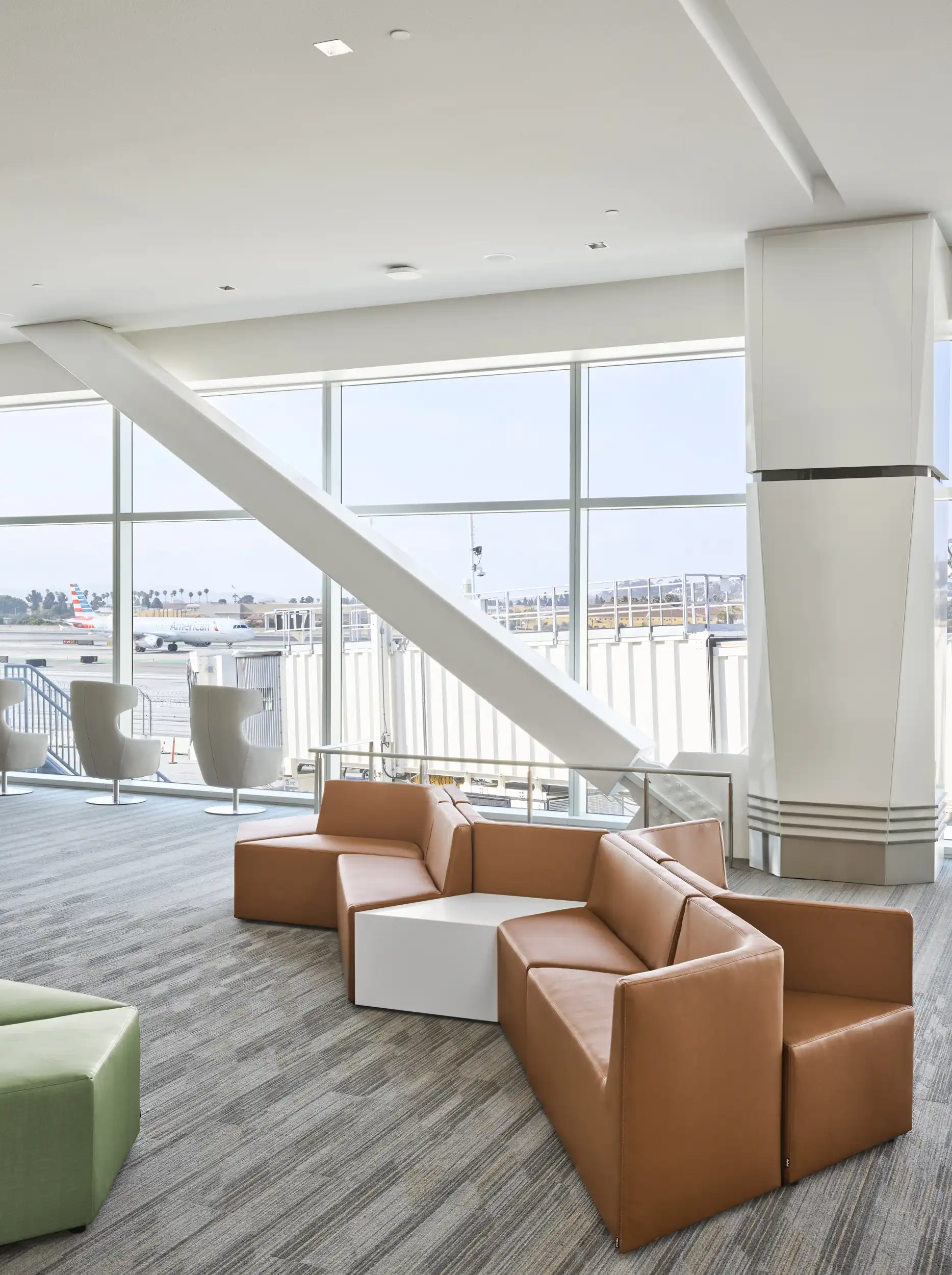 Prisma and Hext furniture at San Diego International Airport.