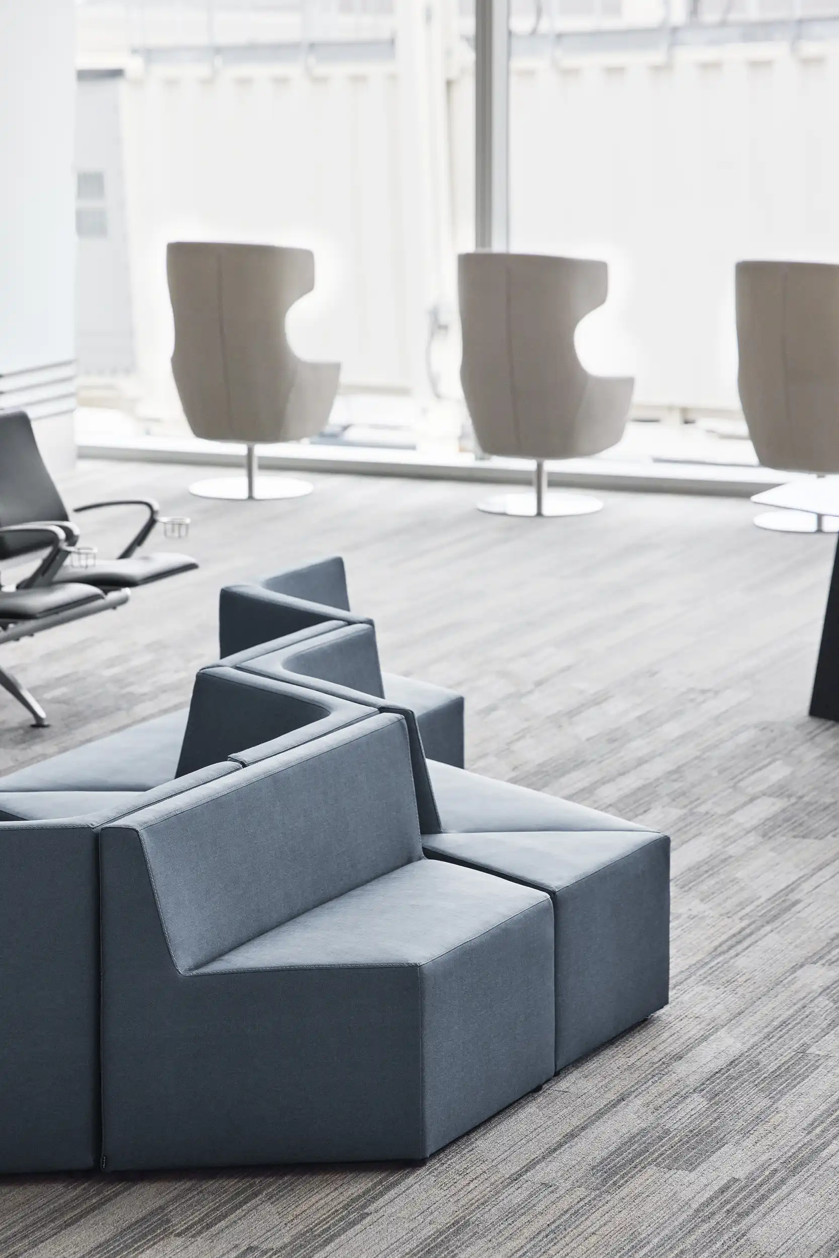 Prisma and Hext furniture at San Diego International Airport.