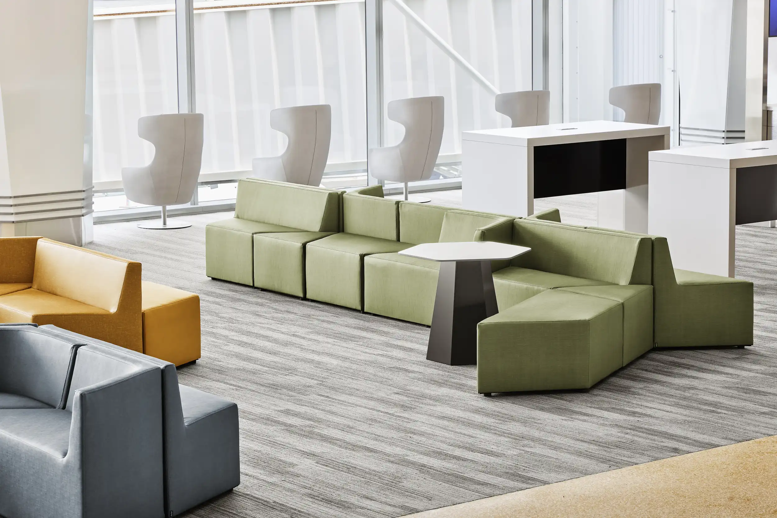 Prisma and Hext furniture at San Diego International Airport.