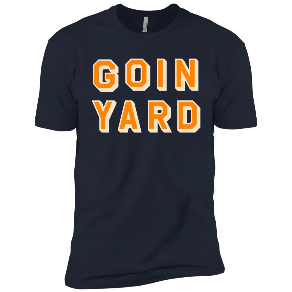 Goin Yard - Orange + Ivory Kids Unisex Classic T-Shirt