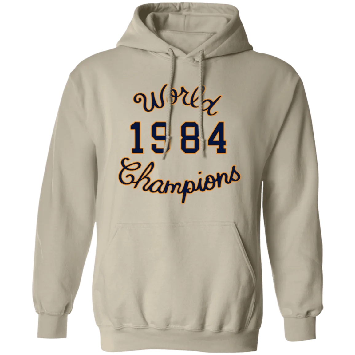 World Champions - Navy + Orange Unisex Classic Hoodie
