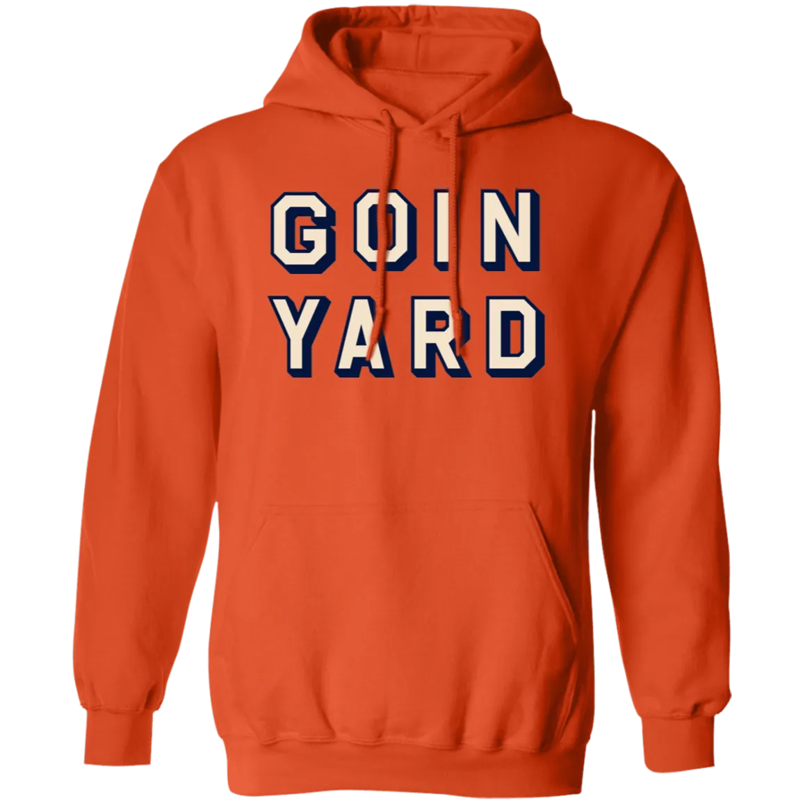 Goin Yard - Ivory + Navy Unisex Classic Hoodie