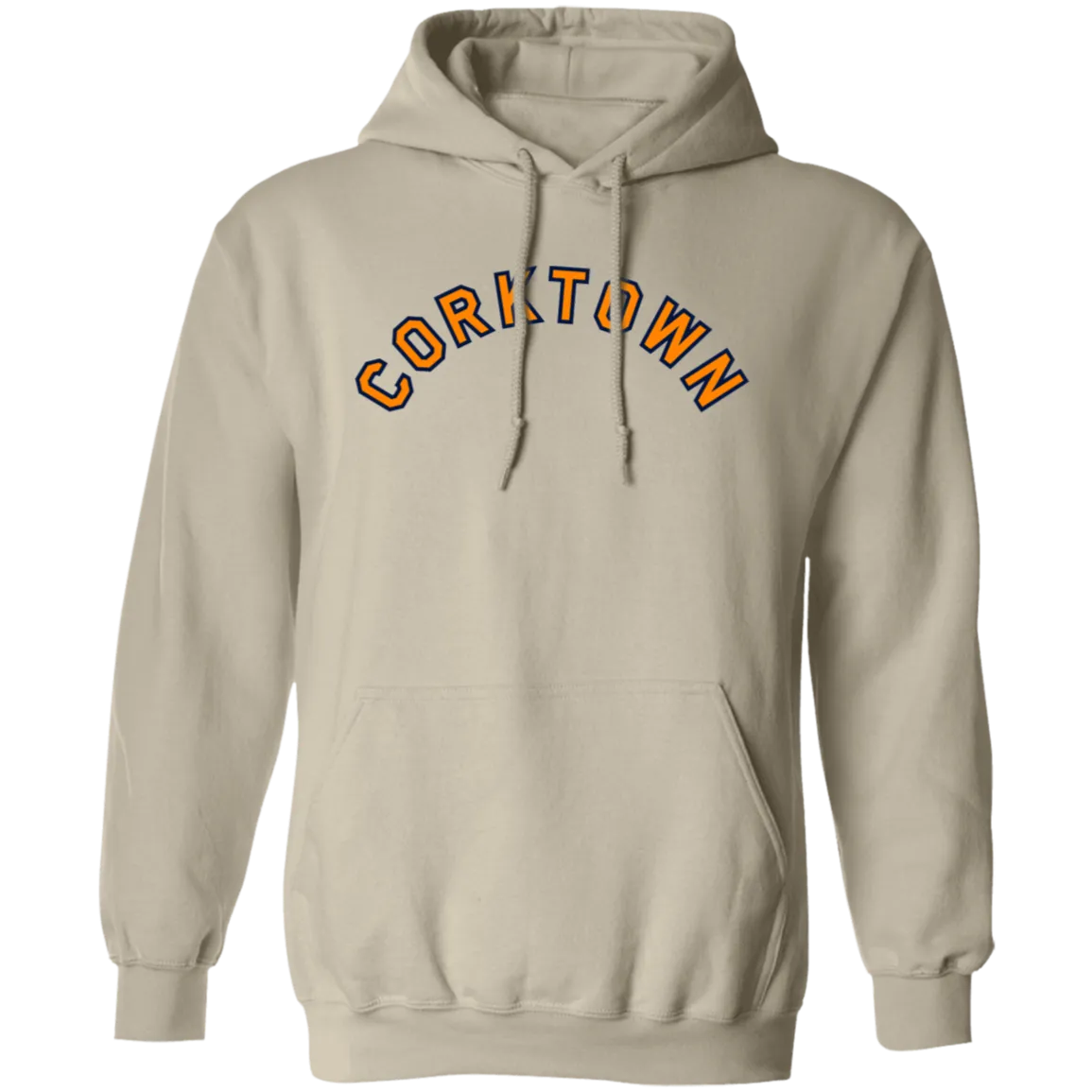 Corktown - Orange + Navy Unisex Classic Hoodie