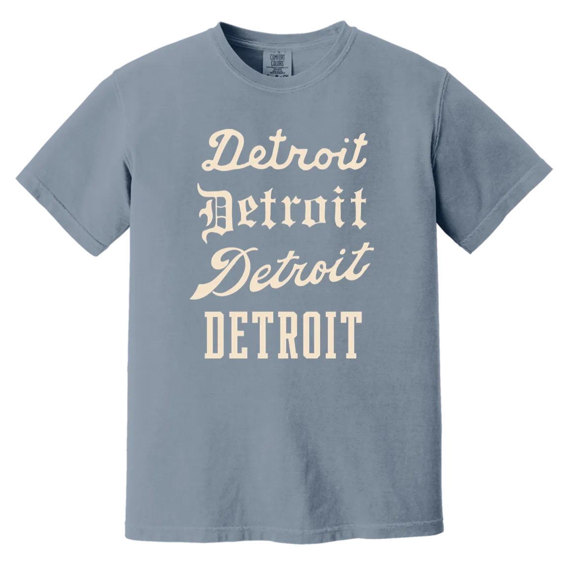 Detroit Stack - Ivory Vintage Washed T-Shirt