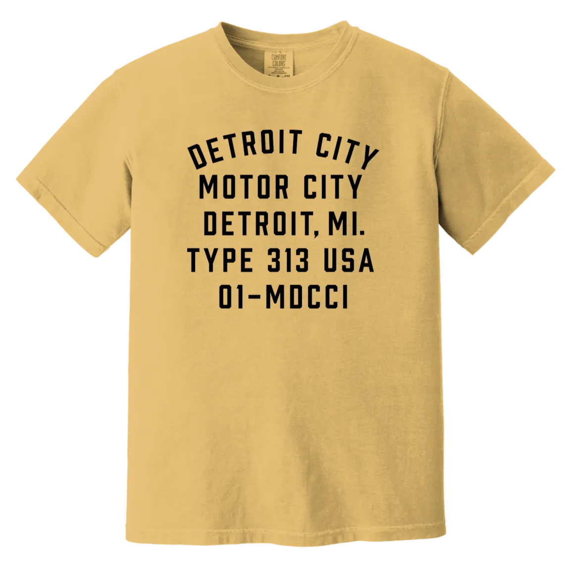 Detroit Work - Black Vintage Wash T-Shirt