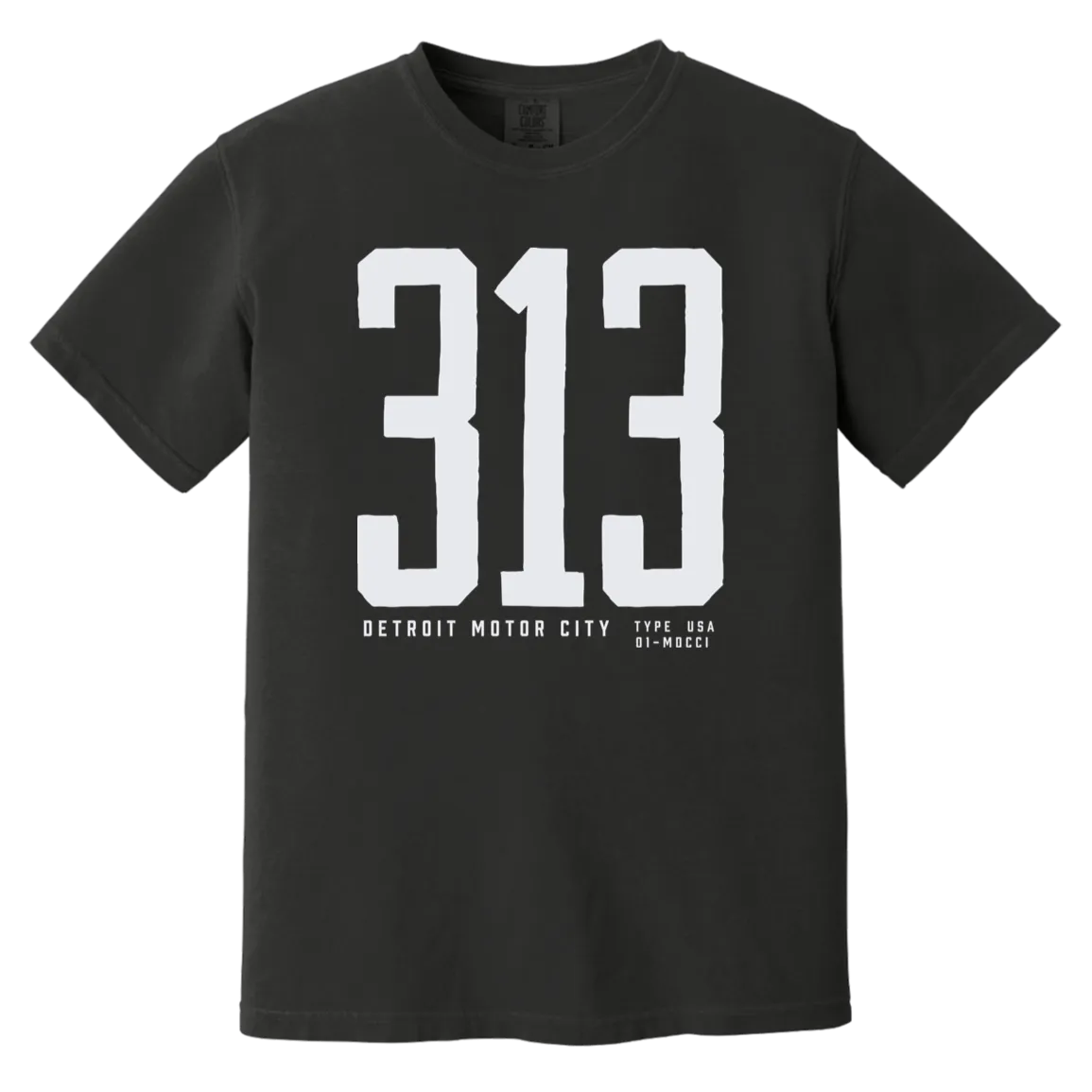 Detroit 313 - White Vintage Wash T-Shirt