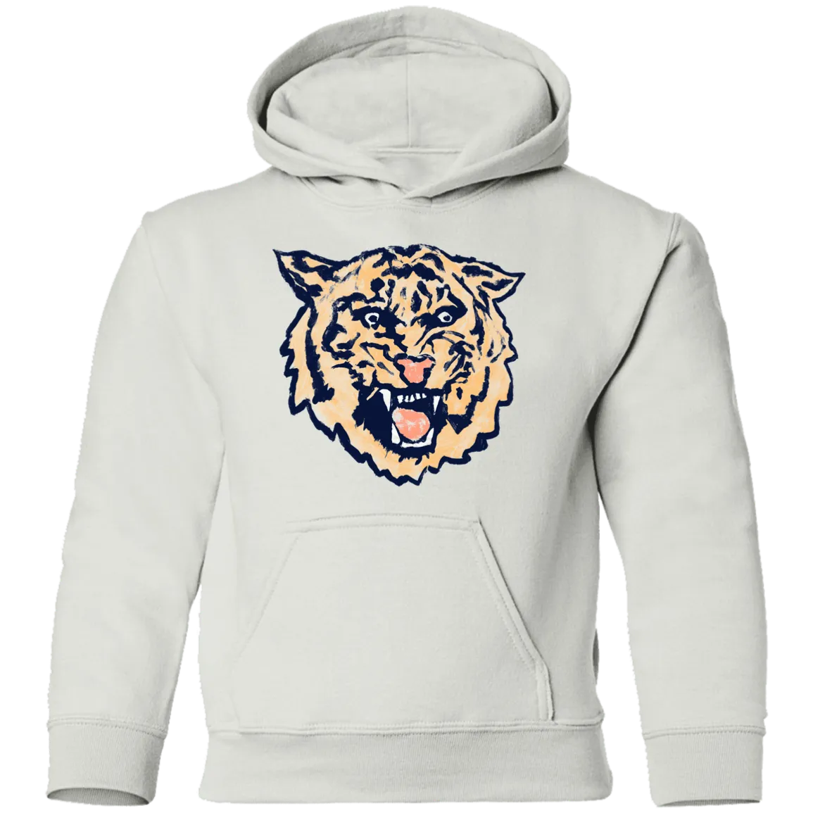 Tigercat - Orange Kids Unisex Classic Hoodie
