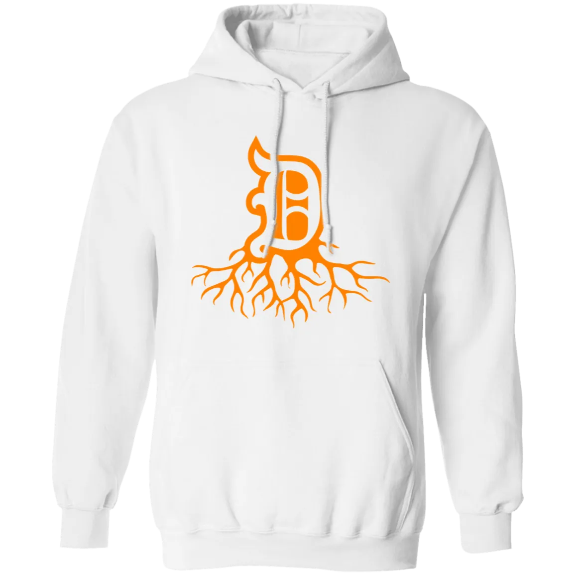 Detroit Roots - Orange Unisex Classic Hoodie