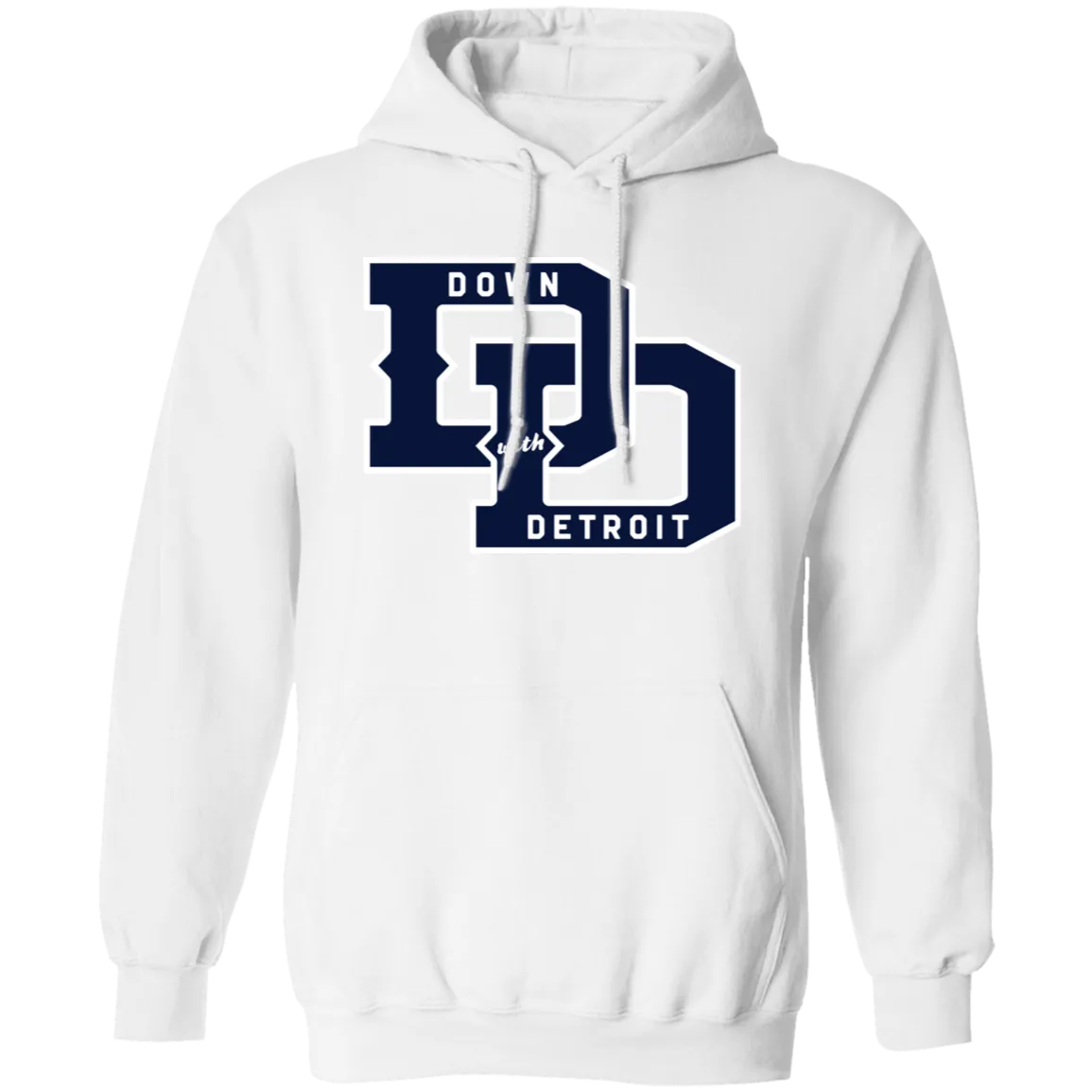 DWD Links - Navy + White Unisex Classic Hoodie