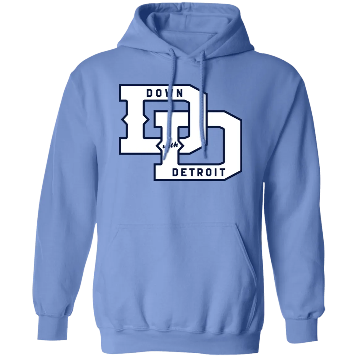 DWD Links - White + Navy Unisex Classic Hoodie