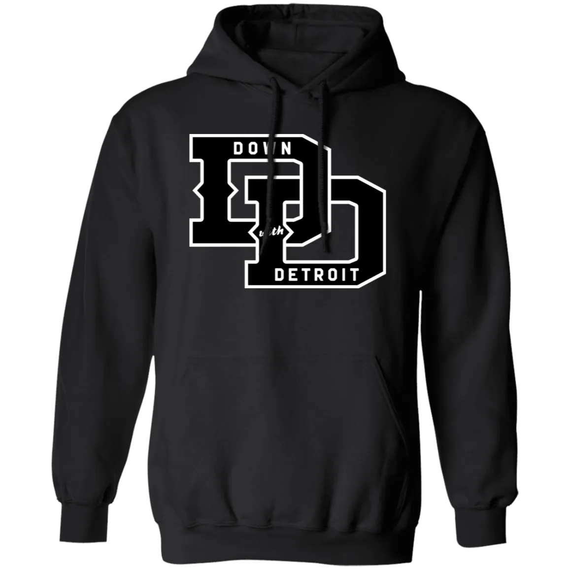 DWD Links - Black + White Unisex Classic Hoodie