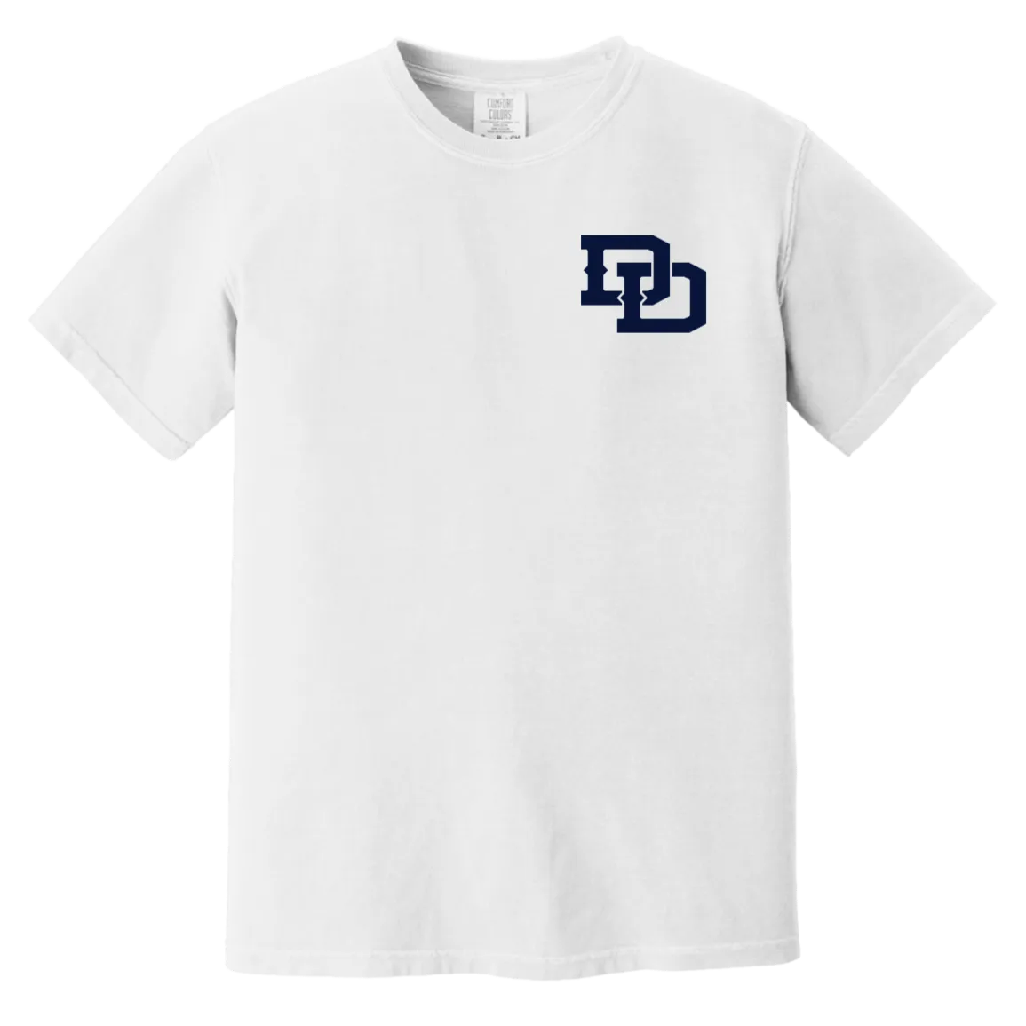 All Over Logos F - Navy Vintage Wash T-Shirt