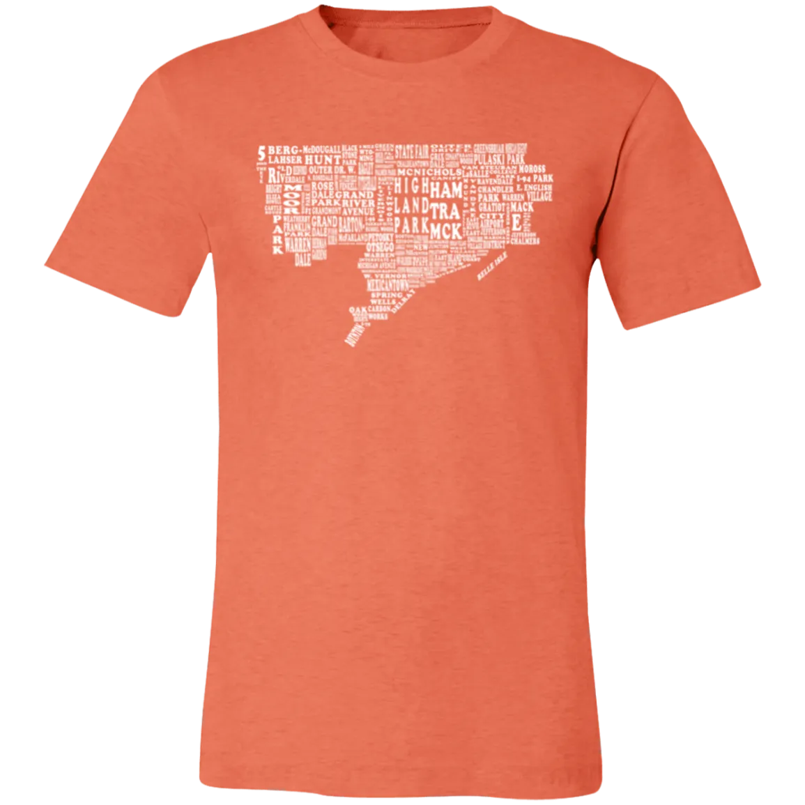 Detroit City Limits - White Unisex Classic T-Shirt