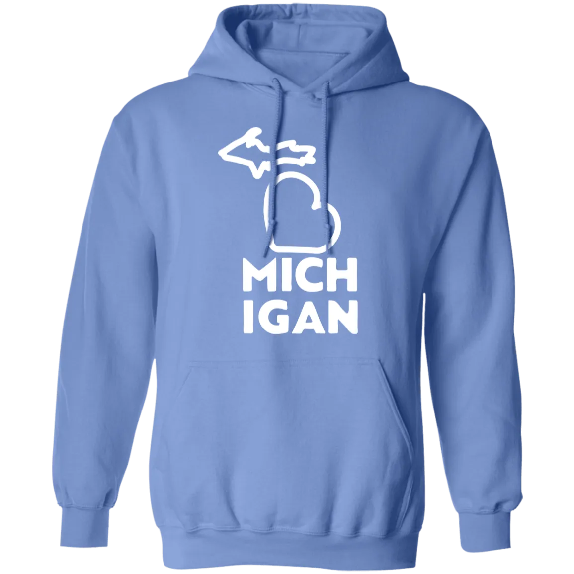 Love Michigan - White Unisex Classic Hoodie