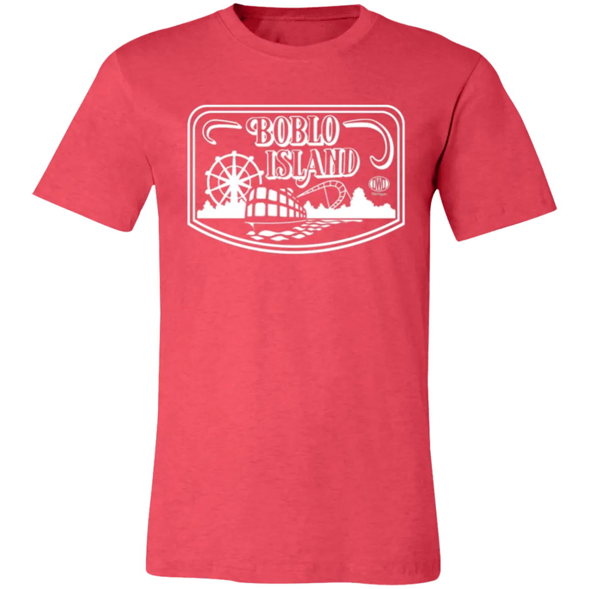 Boblo Island Logo - White Unisex Classic T-Shirt