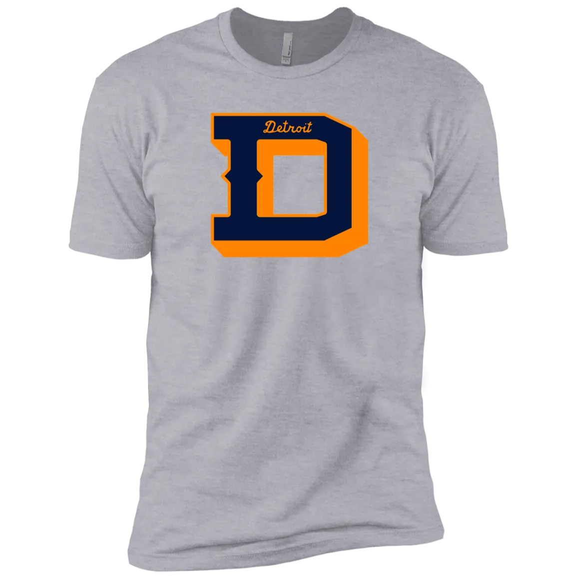 The D - Navy + Orange Kids Unisex T-Shirt