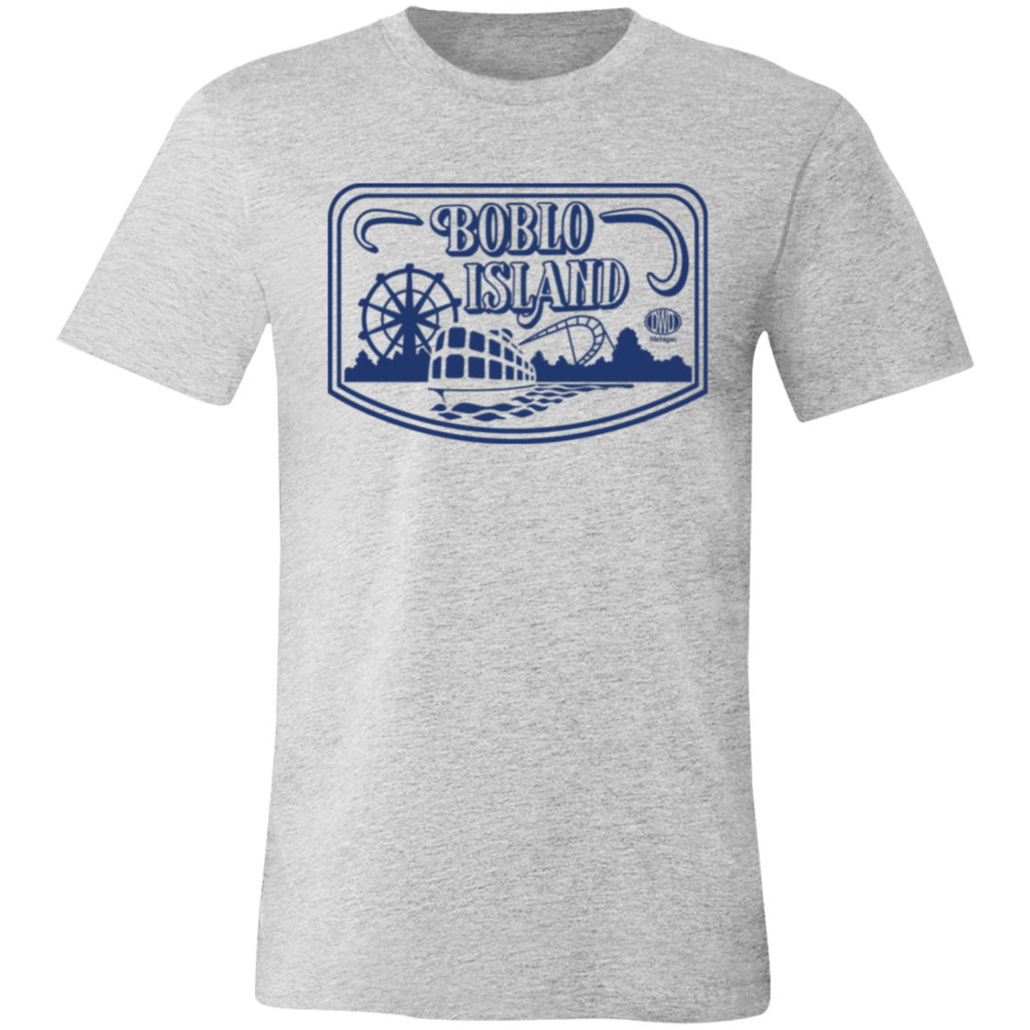 Boblo Island Logo - Blue Unisex Classic T-Shirt
