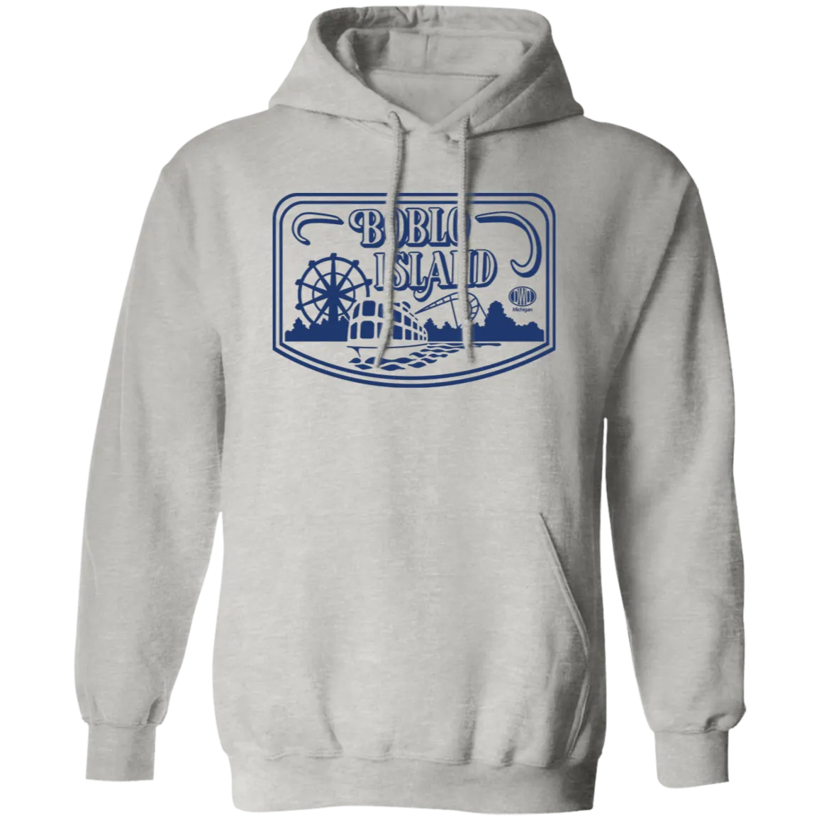 Boblo Island Logo - Blue Unisex Classic Hoodie
