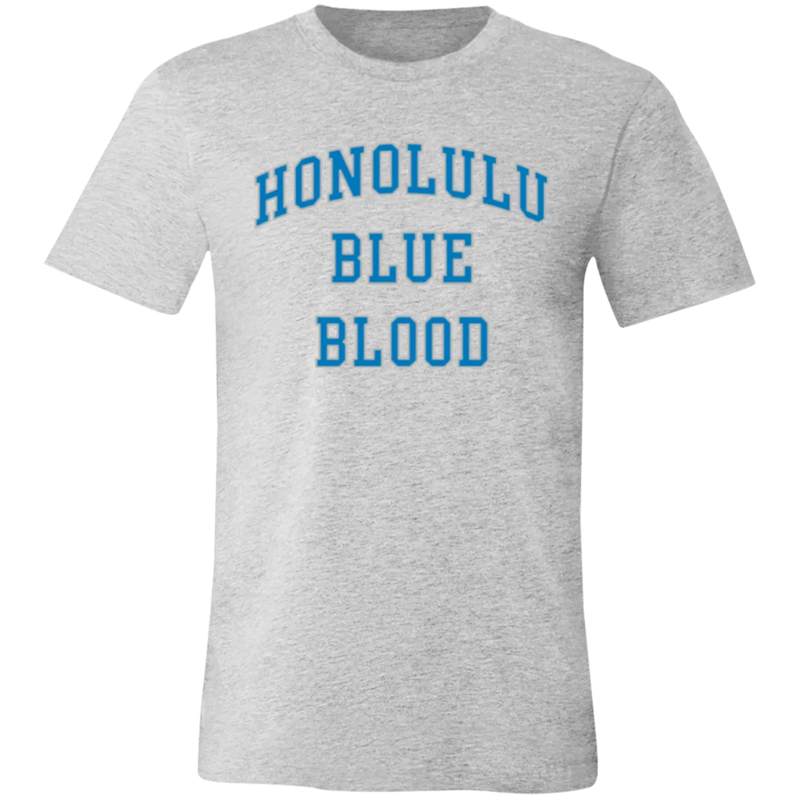 Honolulu Blue Blood - Blue + Silver Unisex Classic T-Shirt