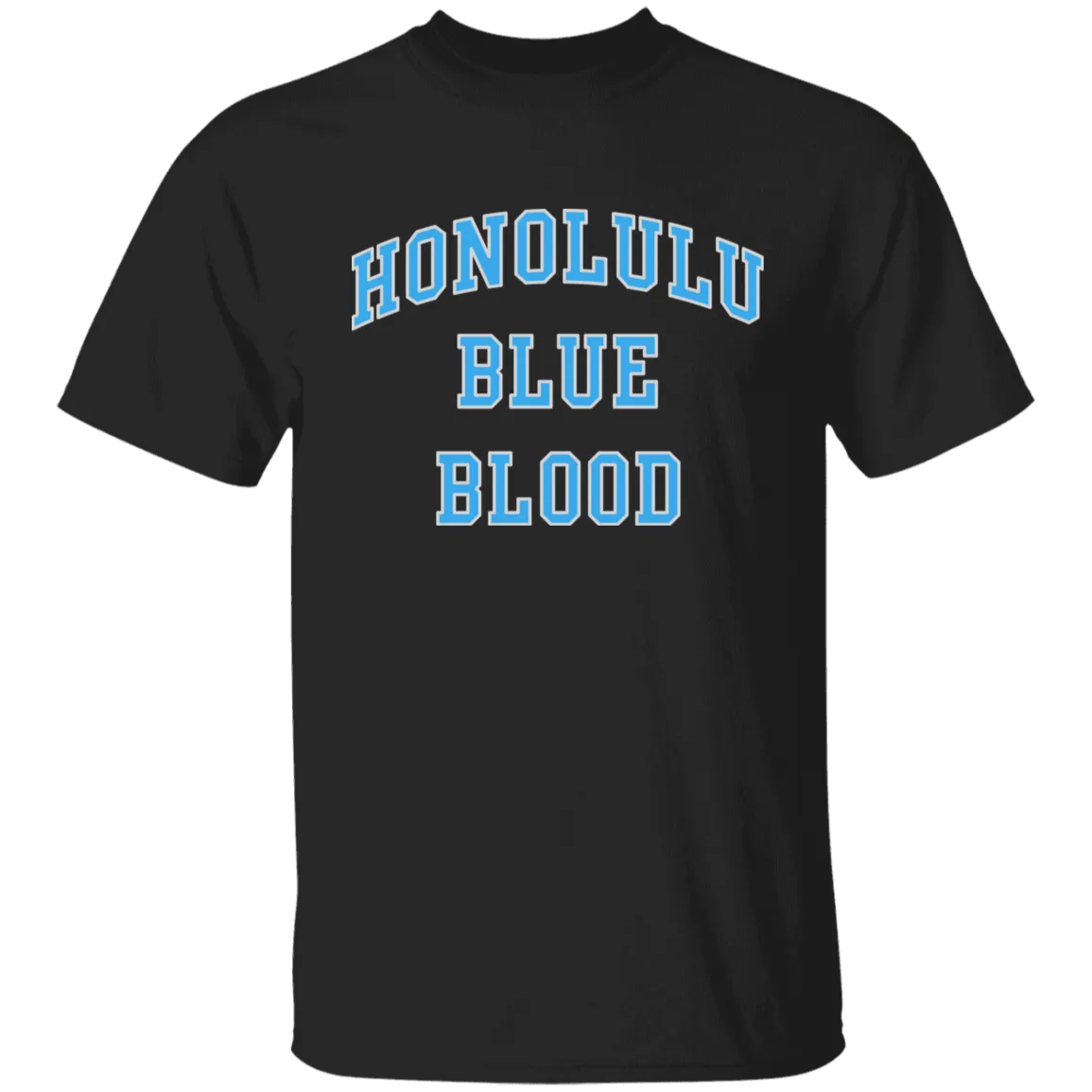 Honolulu Blue Blood - Light Blue + Silver Kids Unisex Classic T-Shirt