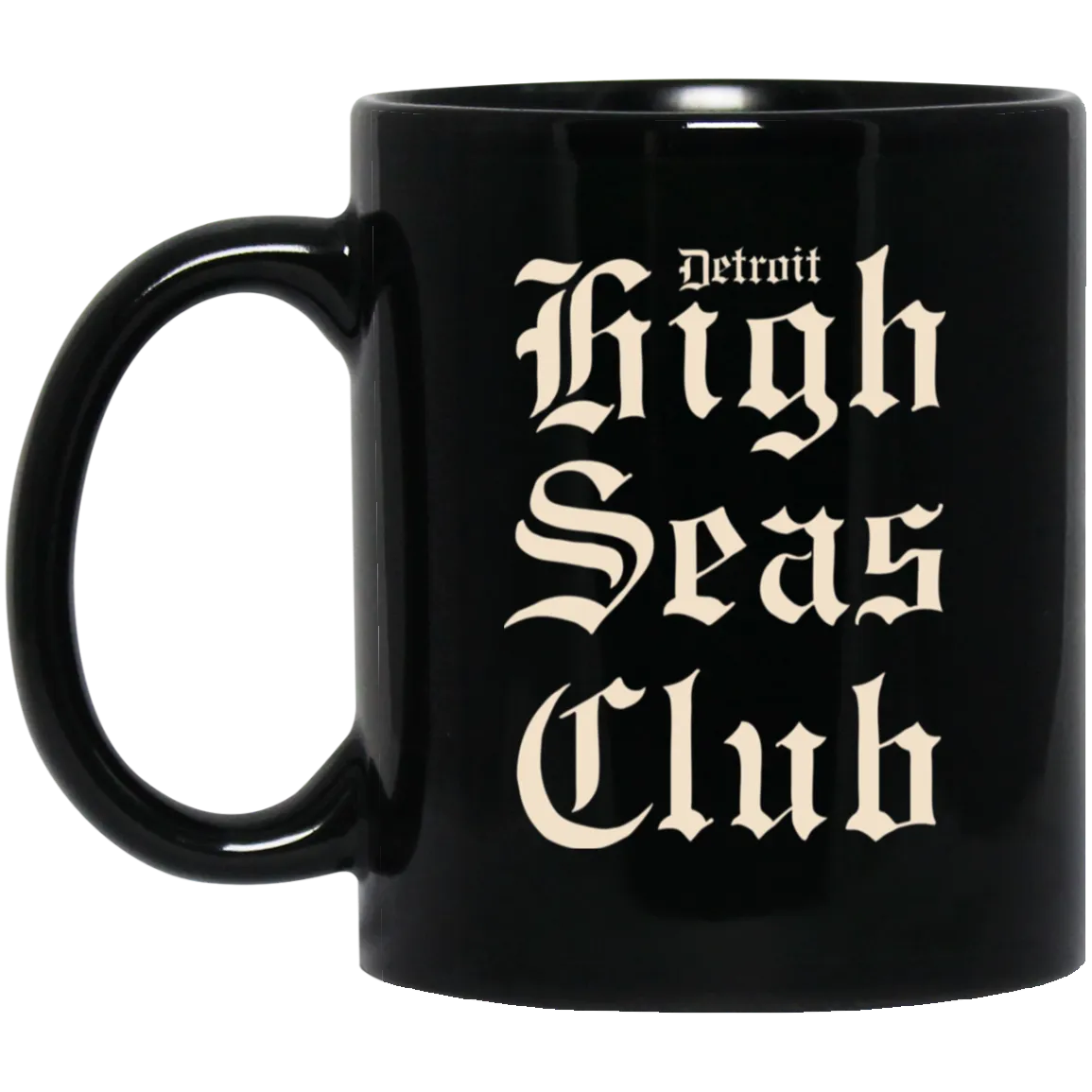 High Seas Detroit - Ivory Black Mug