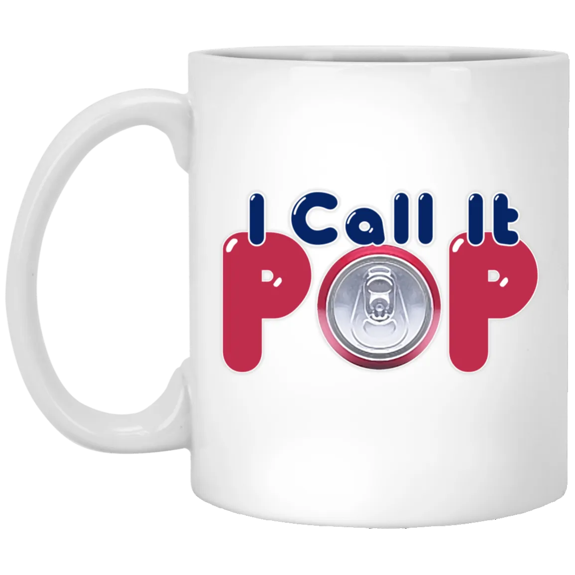 Call it Pop - Red White Mug