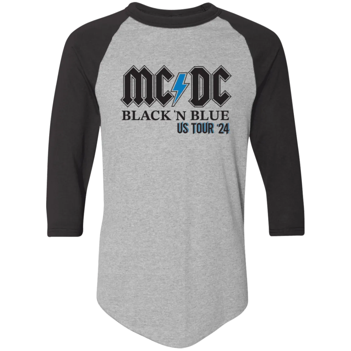 MCDC Detroit Football - Black & Blue Classic Softball Style