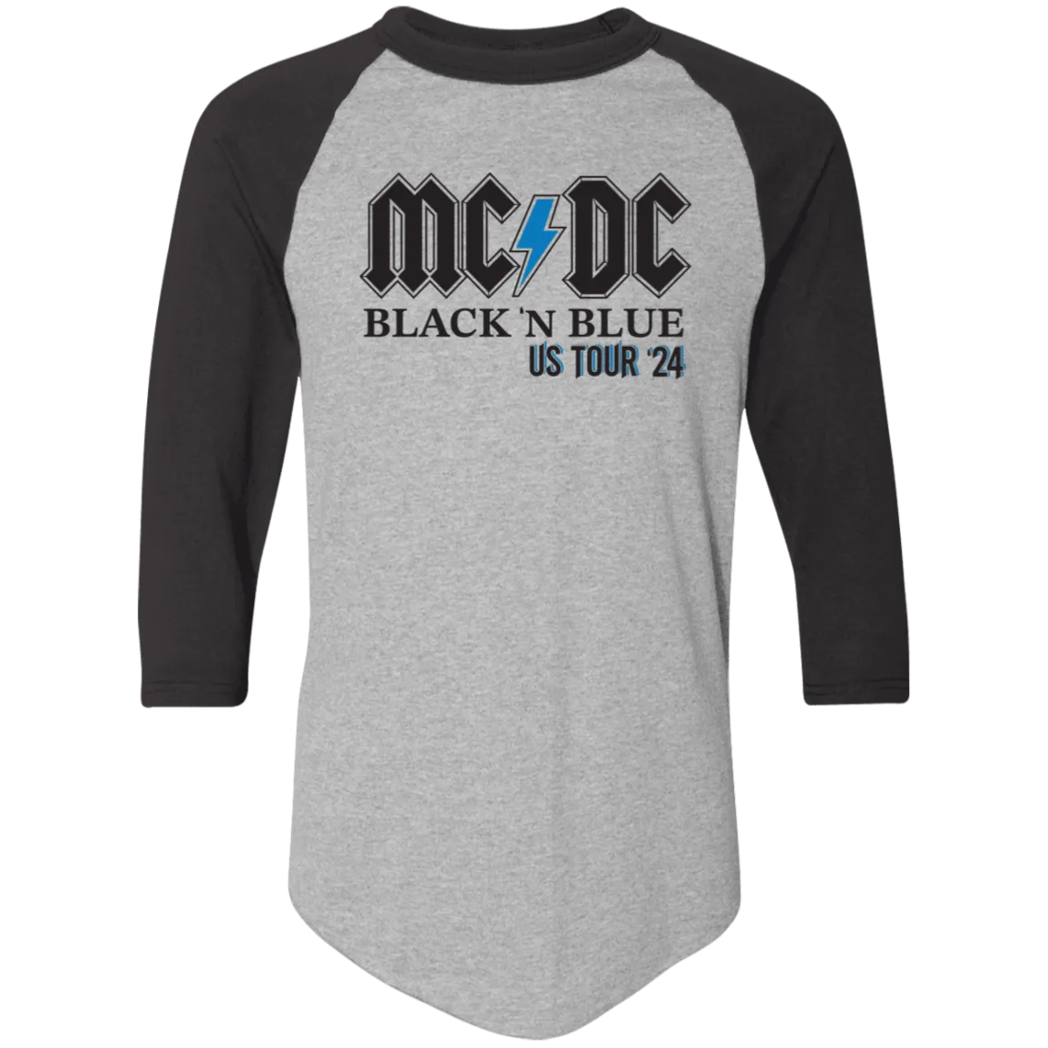 MCDC Detroit Football - Black & Blue Classic Softball Style