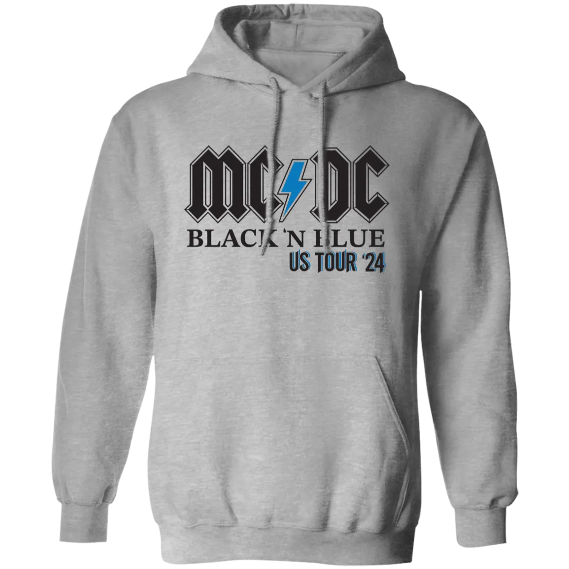 MCDC Detroit Football - Black & Blue Classic Unisex Hoodie