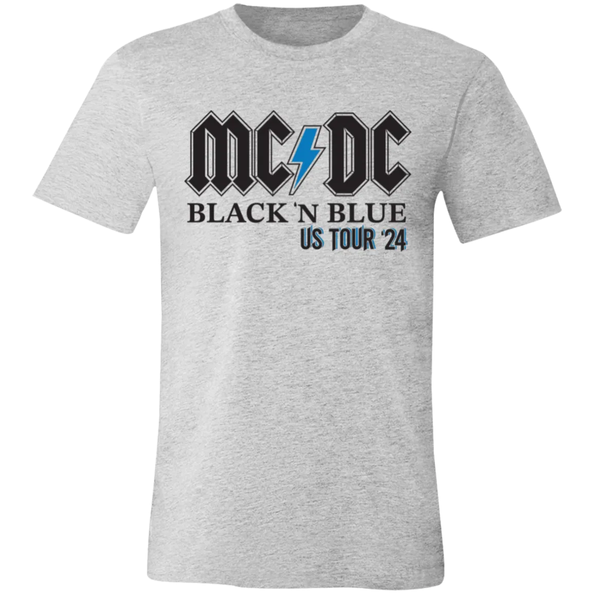 MCDC Detroit Football - Black & Blue Unisex Classic T-Shirt