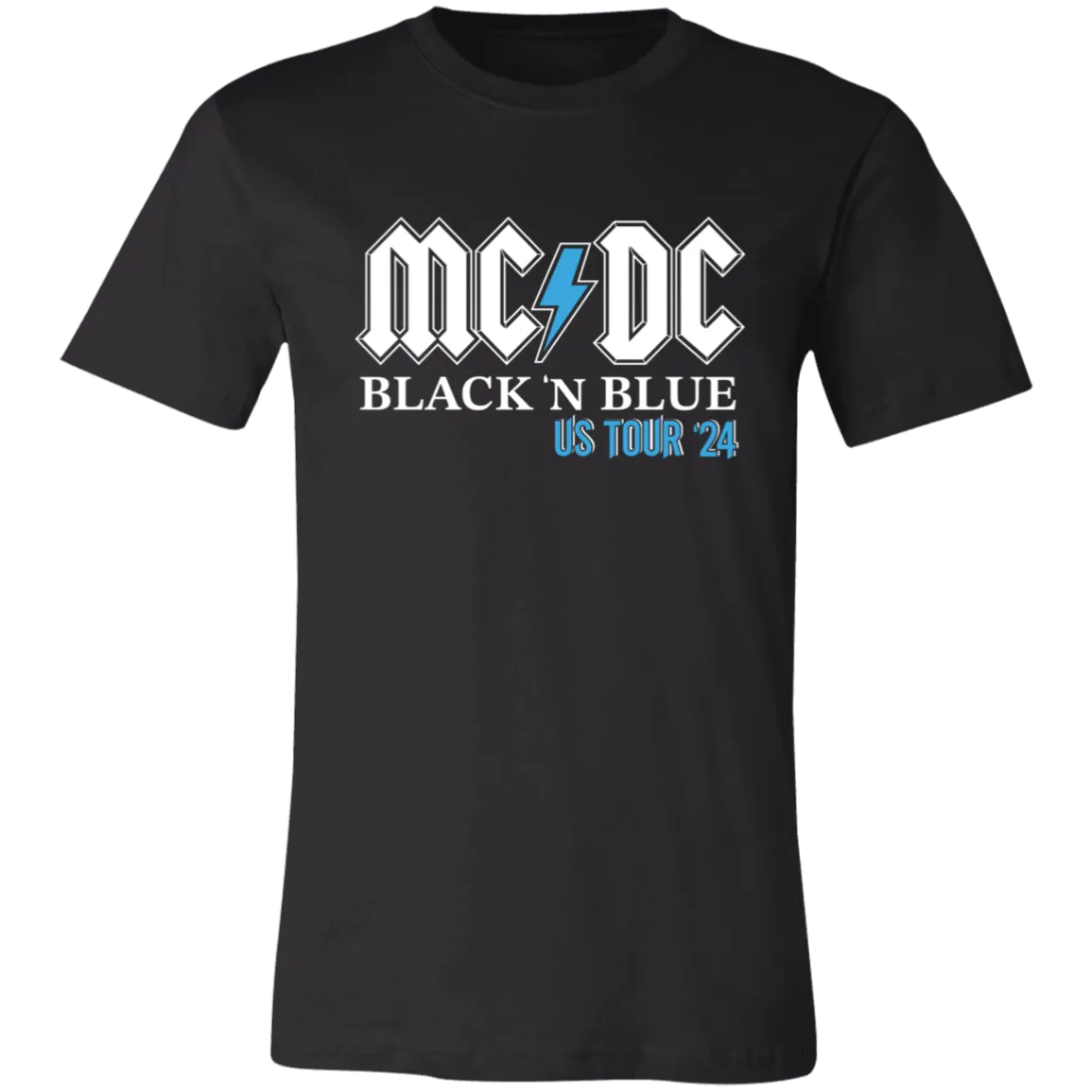 MCDC Detroit Football - White & Blue Unisex Classic T-Shirt