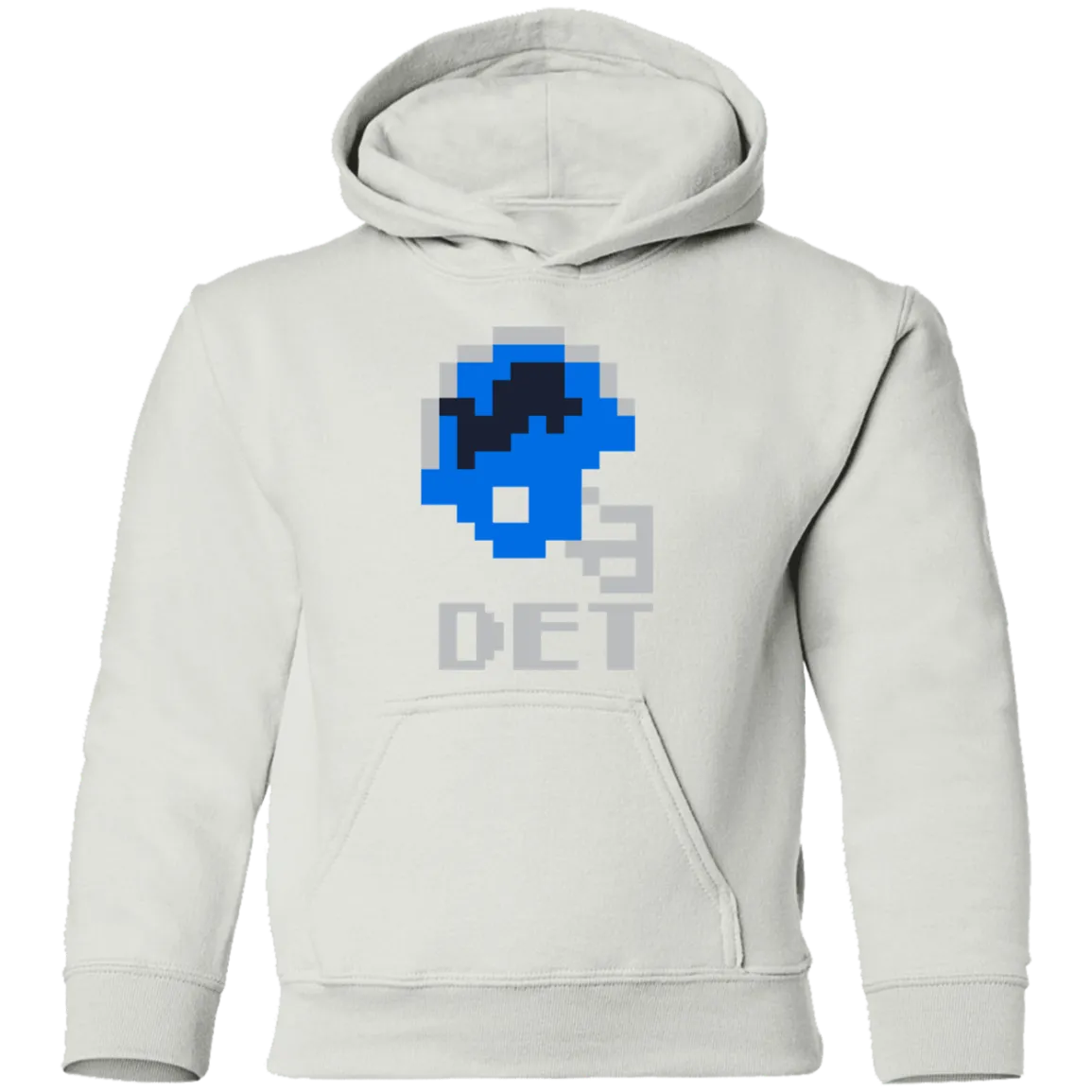 Detroit Football 8bit - Honolulu Kids Unisex Classic Hoodie