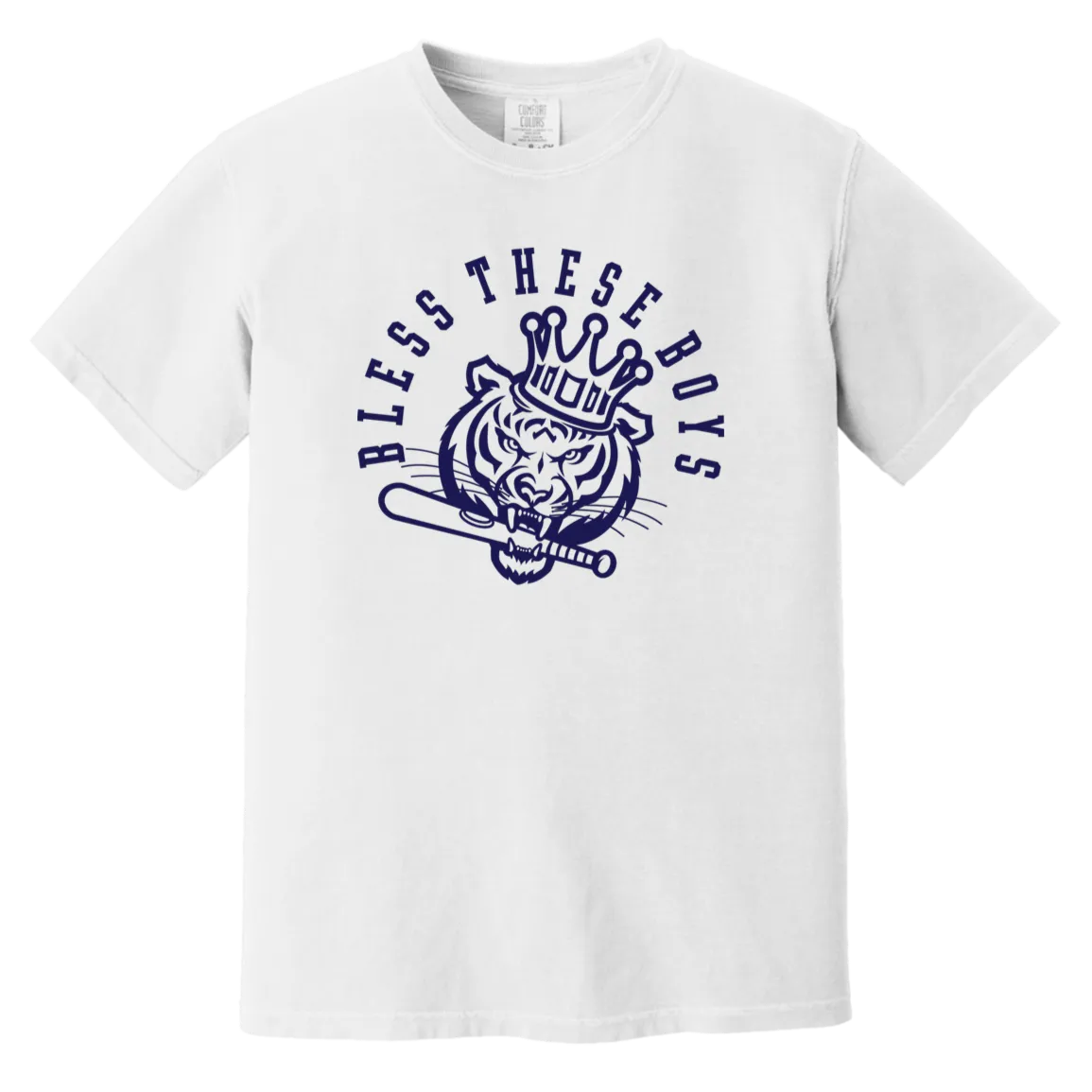 Bless These Boys - Navy Vintage Washed T-Shirt