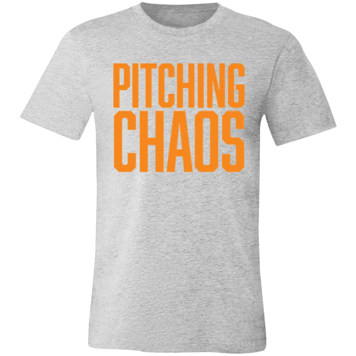 Pitching Chaos Orange Unisex Classic T-Shirt