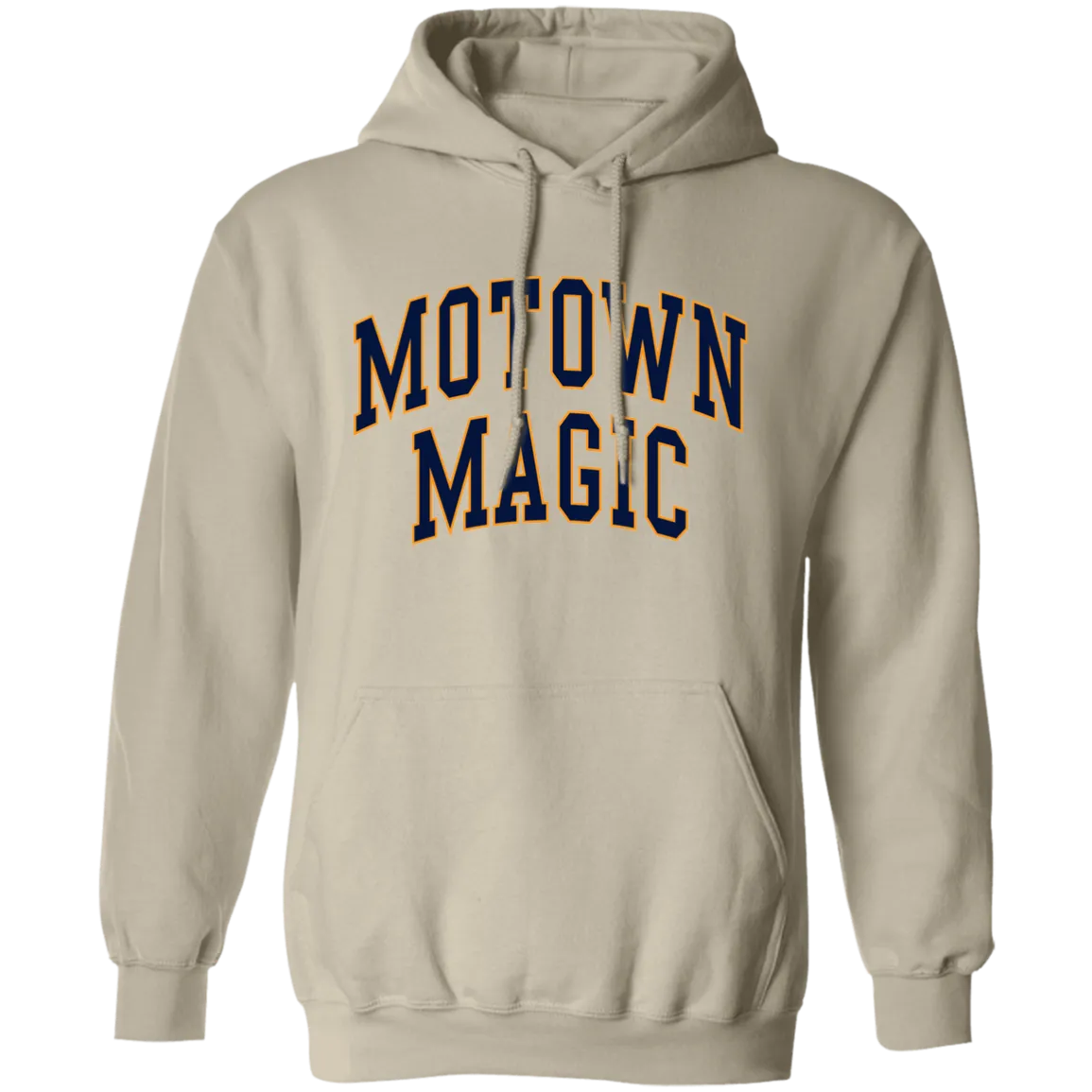 Motown Magic - Navy Orange Unisex Pullover Hoodie