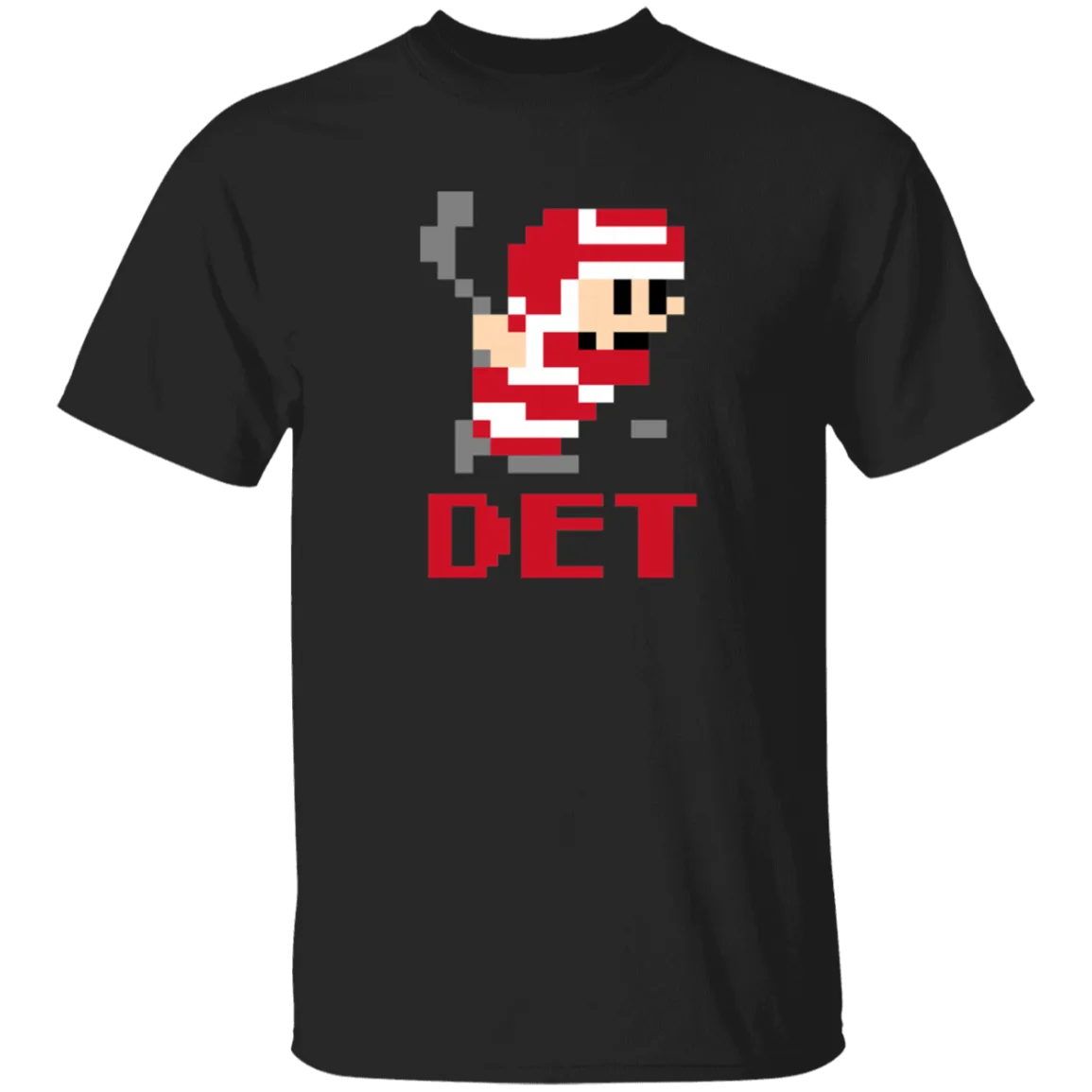 8bit Det Hockey - Red Kids Unisex Classic T-Shirt