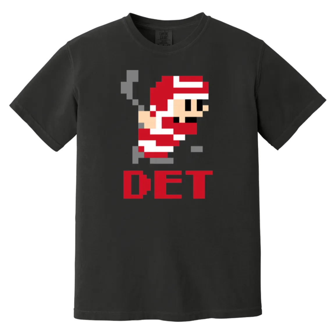 8bit Det Hockey - Red Vintage Wash T-Shirt