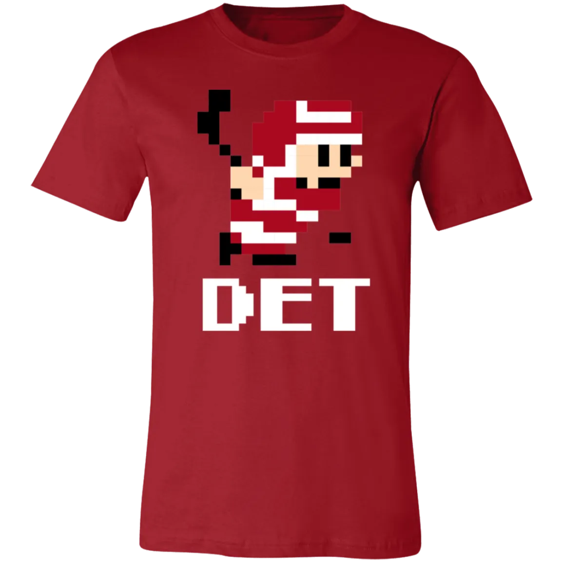 8bit Det Hockey - White Unisex Classic T-Shirt