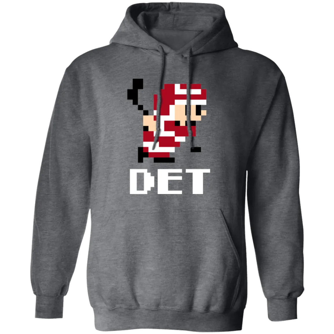 8bit Det Hockey - White Classic Unisex Hoodie