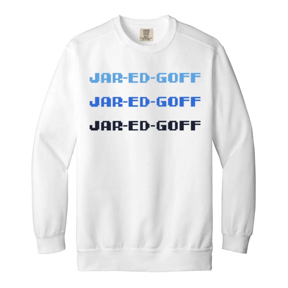 Jared Goff - Blues Vintage Wash Crewneck Sweatshirt