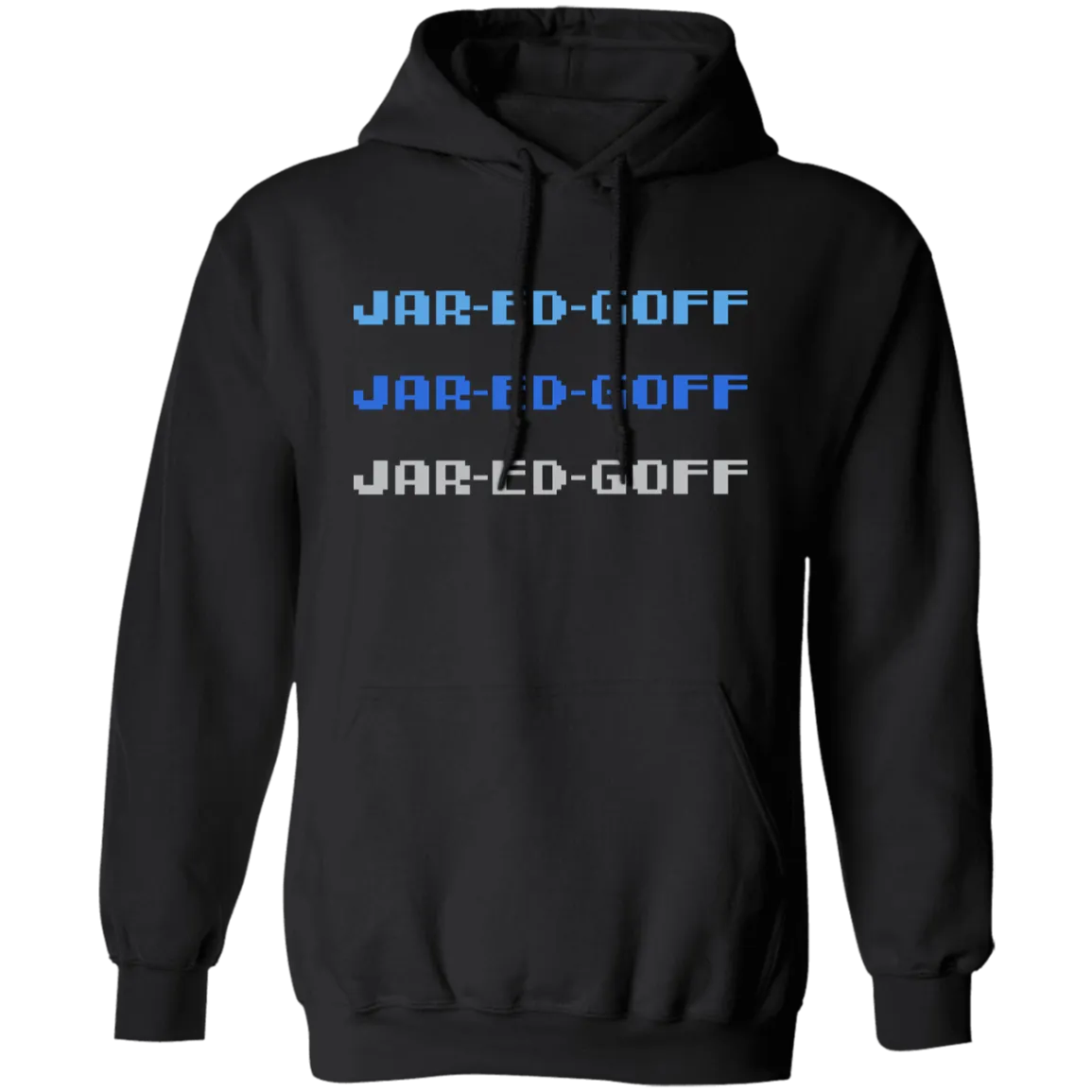 Detroit Chant - Blue + Grey Classic Unisex Hoodie