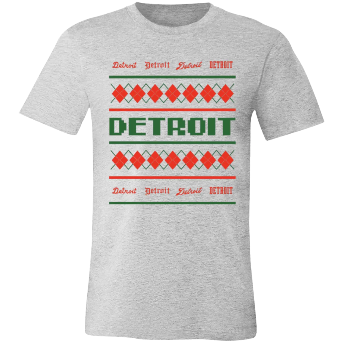 Detroit City Ugly Christmas Sweater Unisex Classic T-Shirt