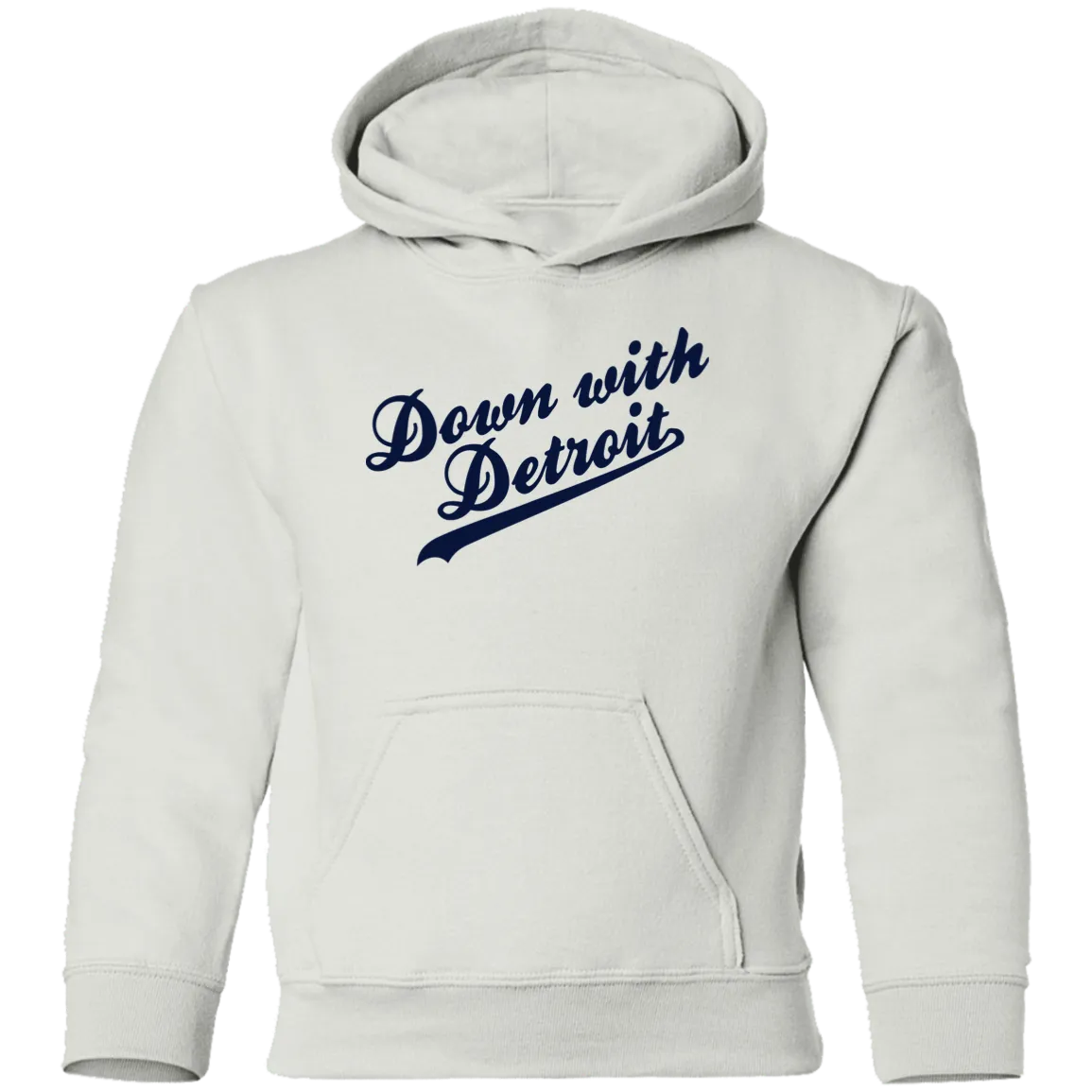 DWD Script - Navy Kids Unisex Classic Hoodie