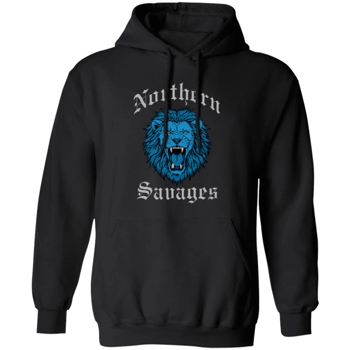 Northern Savages - Honolulu Blue + Silver Classic Unisex Hoodie