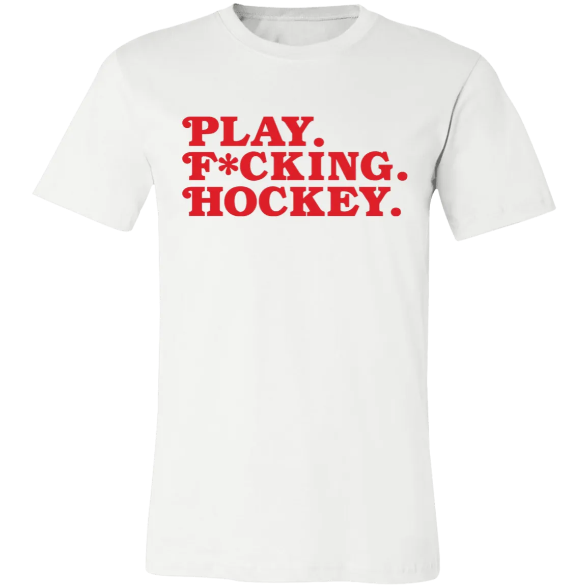Play FKN Hockey - Red Unisex Classic T-Shirt