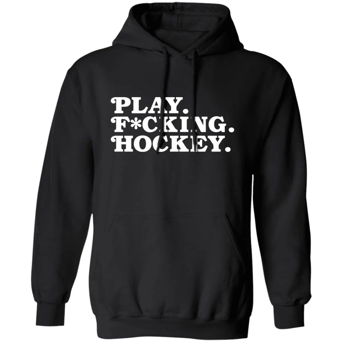 Play FKN Hockey - White Classic Unisex Hoodie