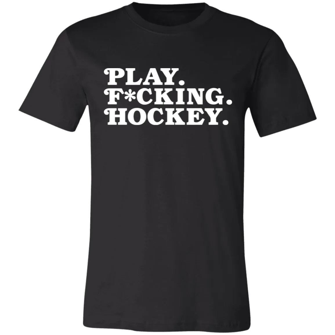 Play FKN Hockey - White Unisex Classic T-Shirt